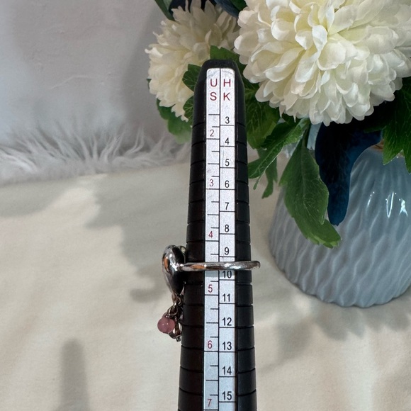 Christian Dior Heart Logo Ring | Size US 5 - Picture 12 of 16